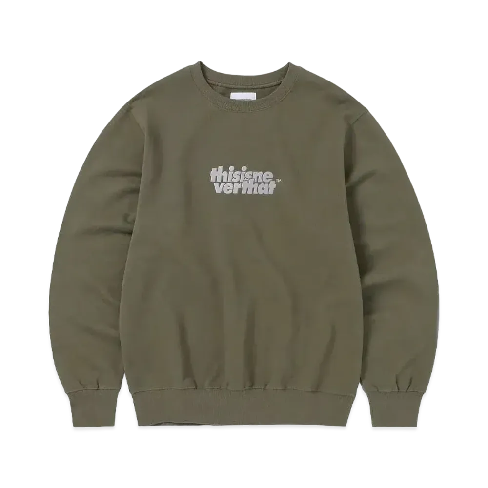 thisisneverthat OL-Logo Crewneck "Olive"