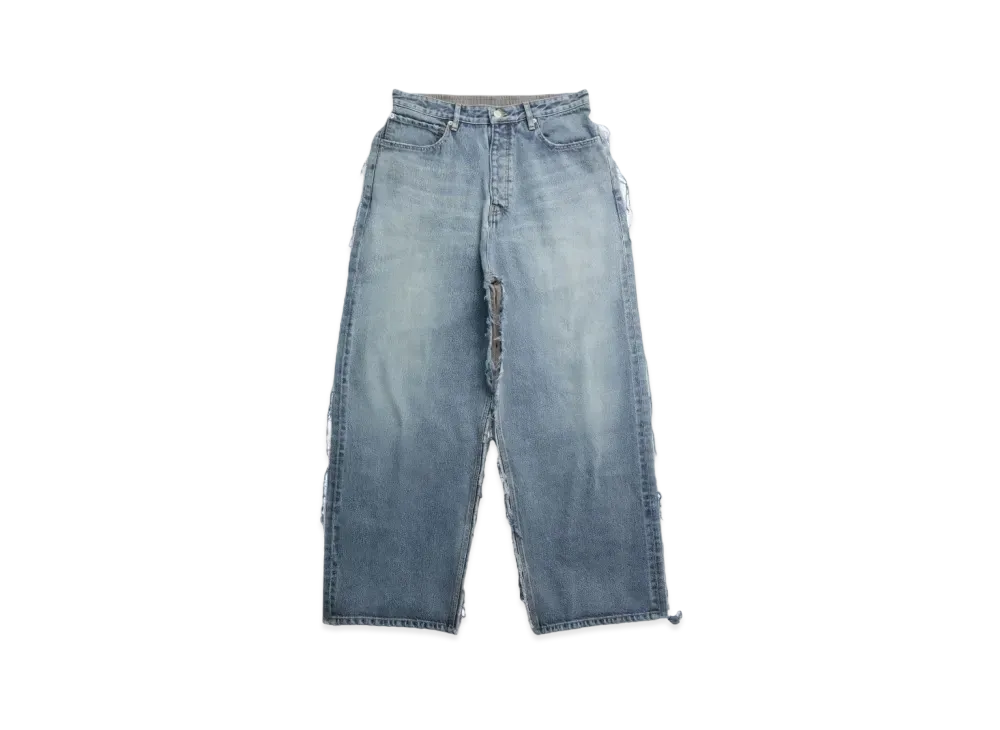 BALENCIAGA Hybrid Baggy Pants "Light Blue"