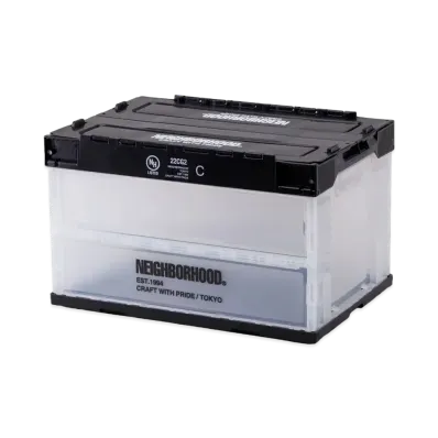 NEIGHBORHOOD Folding Container . PP "Black"