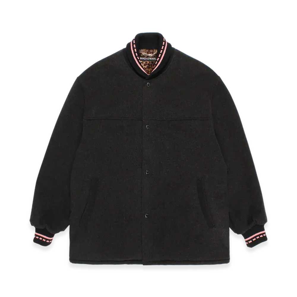 WACKO MARIA x LORO PIANA Wool Car Club Jacket "Black"