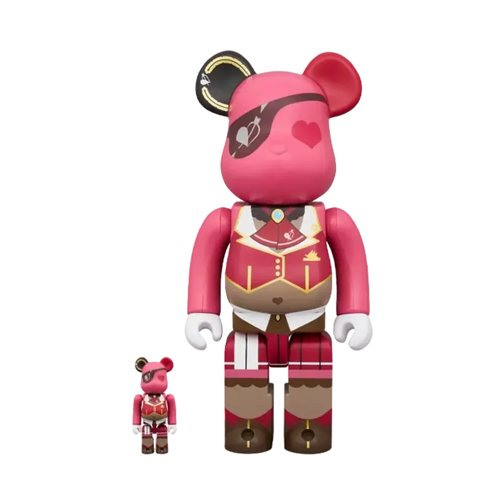 MEDICOM TOY "BEARBRICK" -hololive- Hosho Marine 100% & 400%