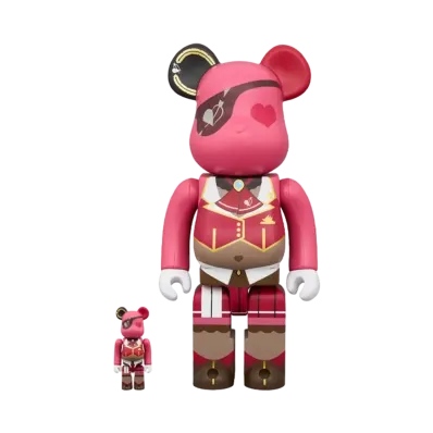MEDICOM TOY "BEARBRICK" -hololive- Hosho Marine 100% & 400%