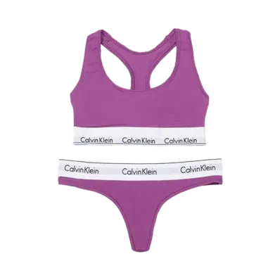 Calvin Klein Modern Cotton Bra/Shorts Set "Irisorchid"