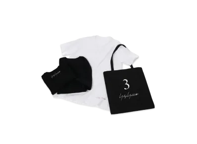 Yohji Yamamoto 3 PACK T-SHIRT "White/Black/Black"