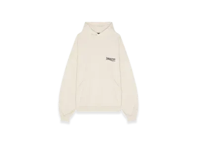 BALENCIAGA Large Fit Hoodie "Light Beige"