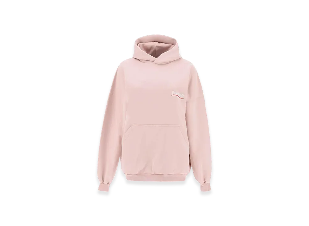 BALENCIAGA Political Campaign Large Fit Hoodie "Light Pink"