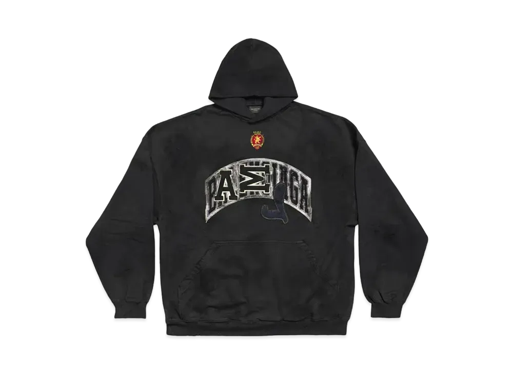 BALENCIAGA MENS Skater Hoodie Oversized "Black"