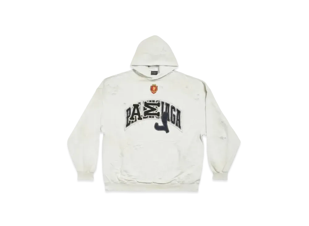 BALENCIAGA Skater Hoodie Oversized "White"