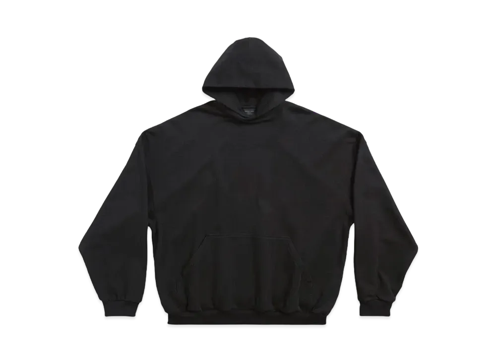 BALENCIAGA Women's BB Paris Strass Hoodie Large Fit "Black"