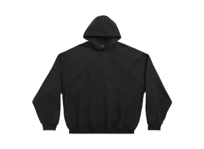 BALENCIAGA Women's BB Paris Strass Hoodie Large Fit "Black"