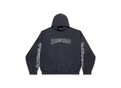 BALENCIAGA DIY Metal Outline Hoodie Oversized in "White"