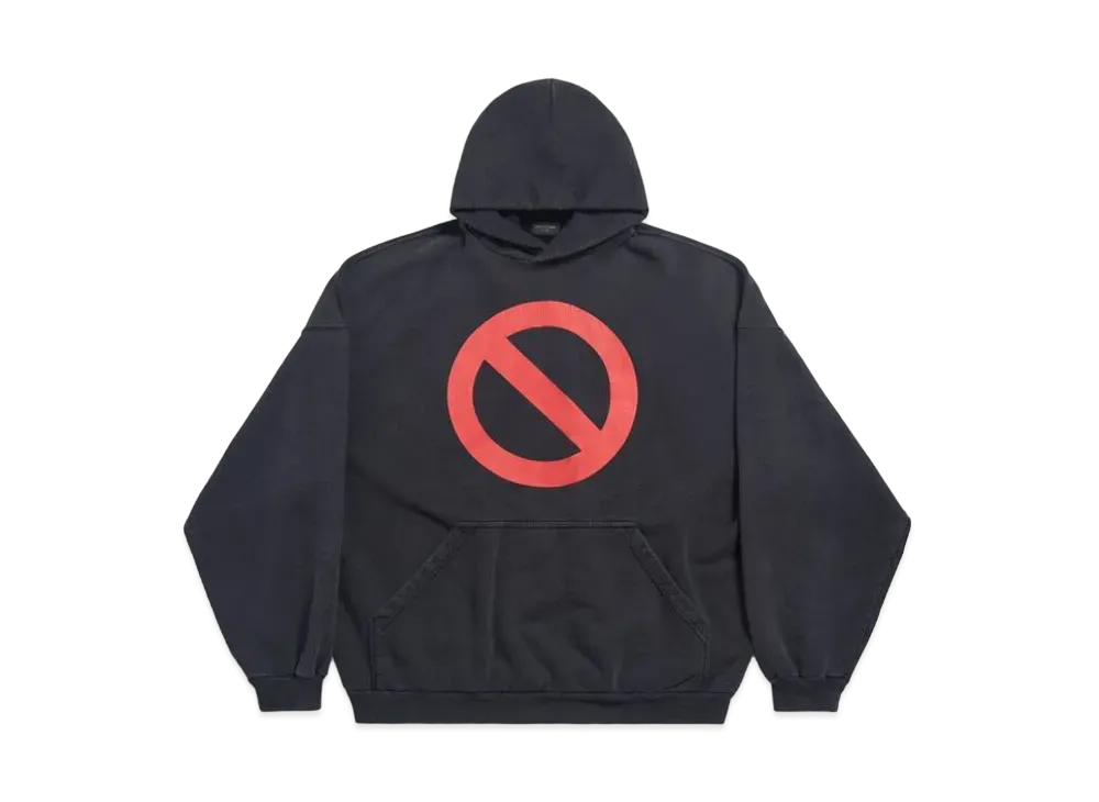 BALENCIAGA Men's Balenciaga Music | BFRND Series Hoodie Large Fit "Black"