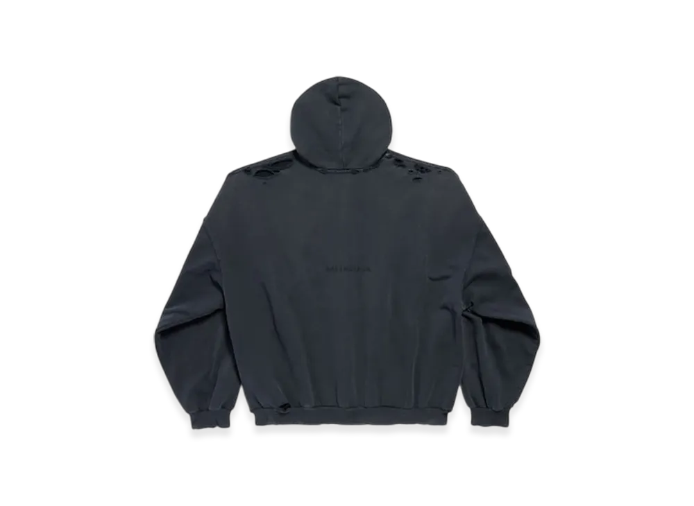 BALENCIAGA Paris Liberty Hoodie Oversized "Black"