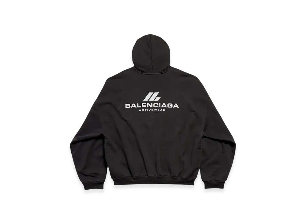 BALENCIAGA Activewear Hoodie Oversized "Black"