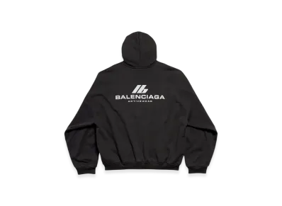 BALENCIAGA Activewear Hoodie Oversized "Black"