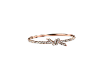 Tiffany & Co. Bangle with Diamonds "Rose Gold"