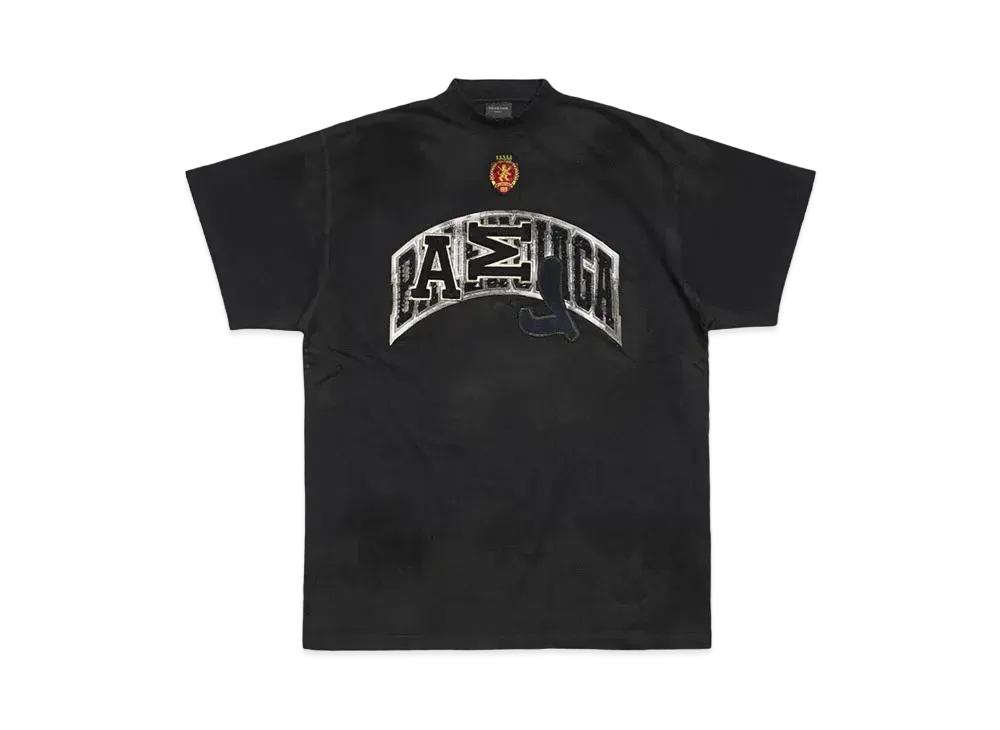 BALENCIAGA MENS Skater T-shirt Oversized "Black"