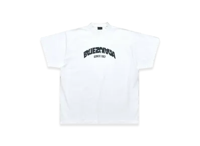 BALENCIAGA Back Flip T-Shirt Oversized "White Black"
