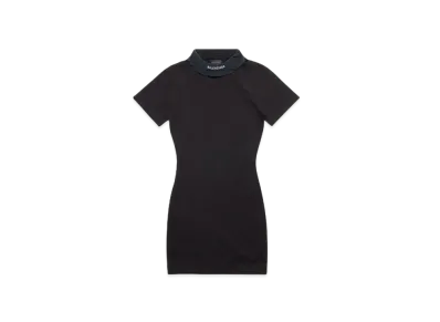 BALENCIAGA Women's T-shirt Mini Dress "Black"
