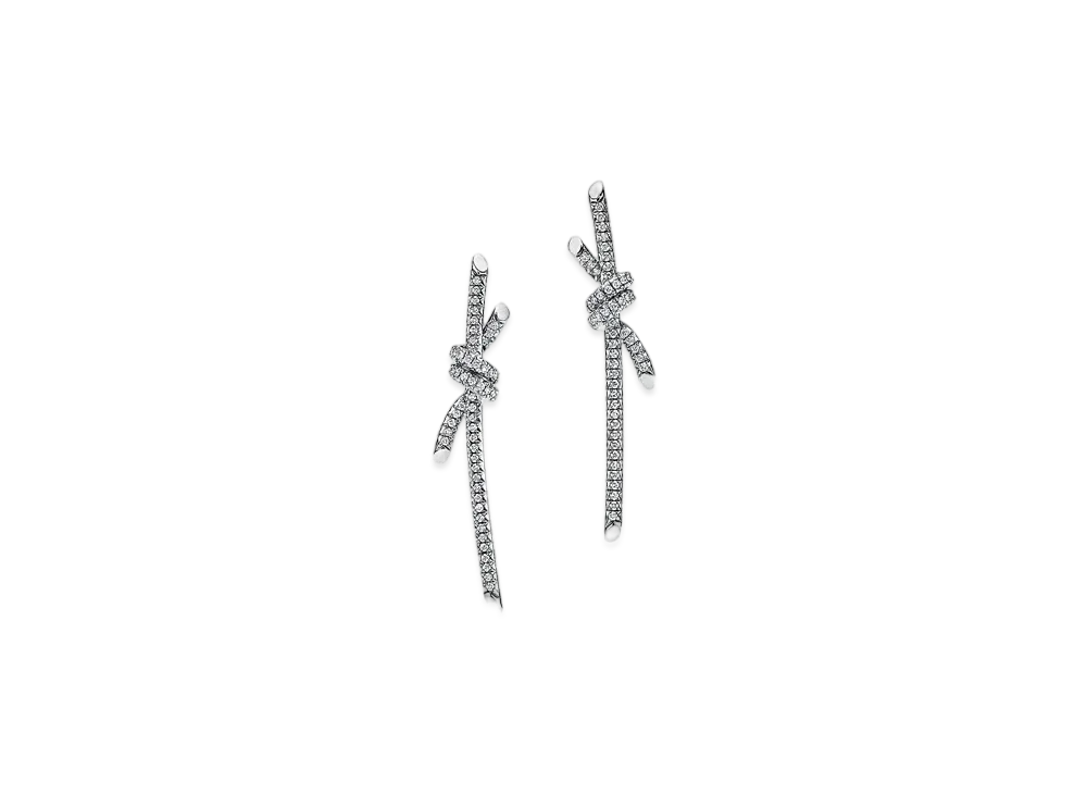 Tiffany & Co. Drop Earrings with Diamonds "White Gold"