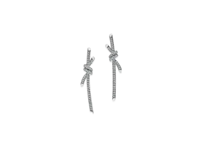 Tiffany & Co. Drop Earrings with Diamonds "White Gold"