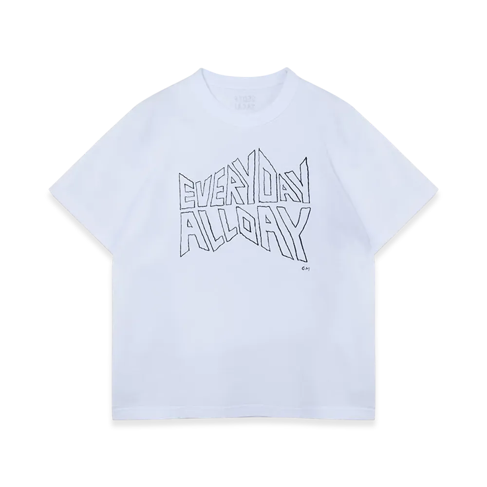 sacai by Geoff Mcfetridge Print T-Shirt "White"