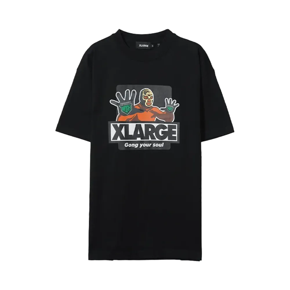 PRO WRESTLING NOAH 25th ANNIV \ XLARGE T-SHIRT "BLACK"