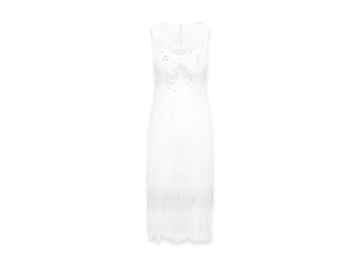 Bottega Veneta Women's Crystal Dress "Optic White Crystal"