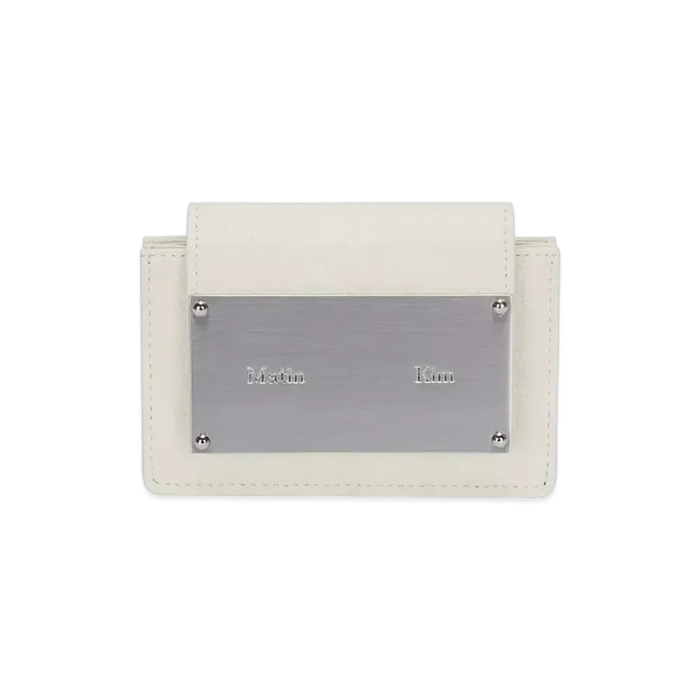 Matin Kim Accordion Wallet "White"