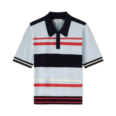 AMBUSH Multi Stripes Knit S/S Polo "Multi"