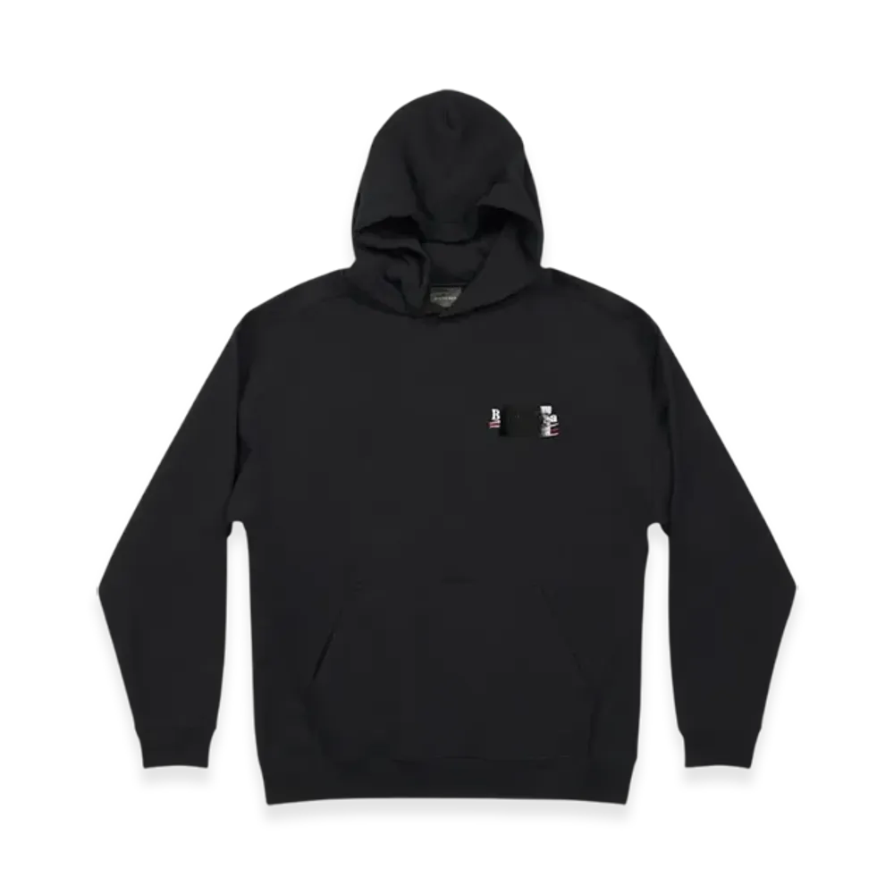 BALENCIAGA Women's Gaffer Hoodie Medium Fit "Black"