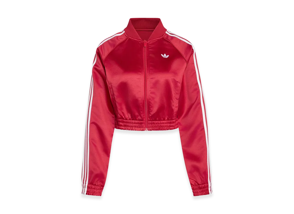 adidas Women's Satin SST Jacket "Team Victory Red/White"