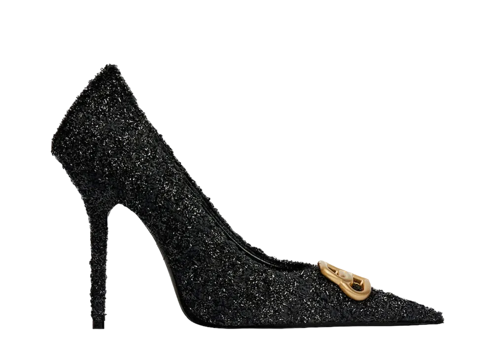 BALENCIAGA Women's Square Knife BB 110mm Pump "Black"