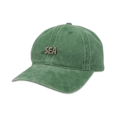 WIND AND SEA Metal Logo Cap "Green"