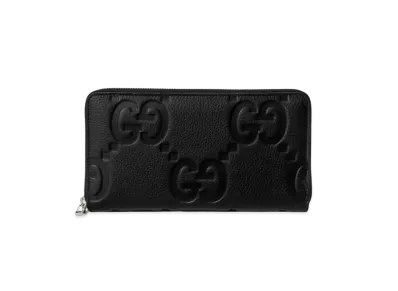 GUCCI Jumbo GG Zip Wallet "Black"