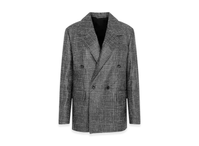 Bottega Veneta Women's Printed Leather Jacket "Grey"