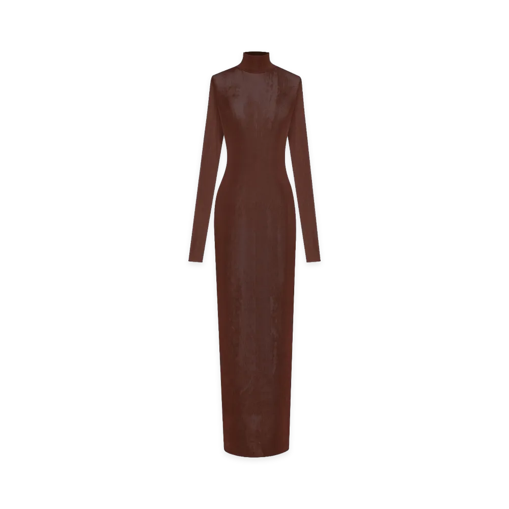 Saint Laurent Women's Dresses "Brown"