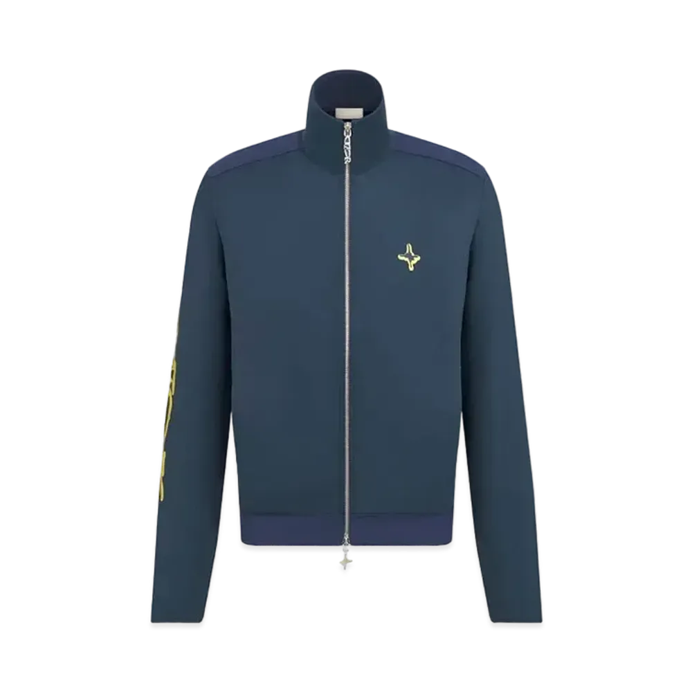 Dior x LEWIS HAMILTON Track Jacket Technical Interlock "Navy Blue"