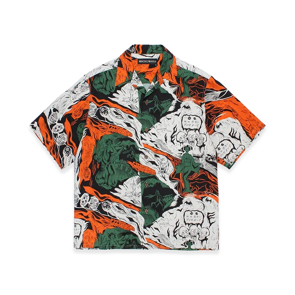WACKO MARIA Hawaiian Shirt "Gray"