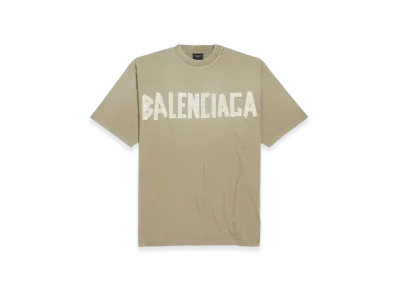 BALENCIAGA Tape Type T-Shirt Medium Fit "Olive"
