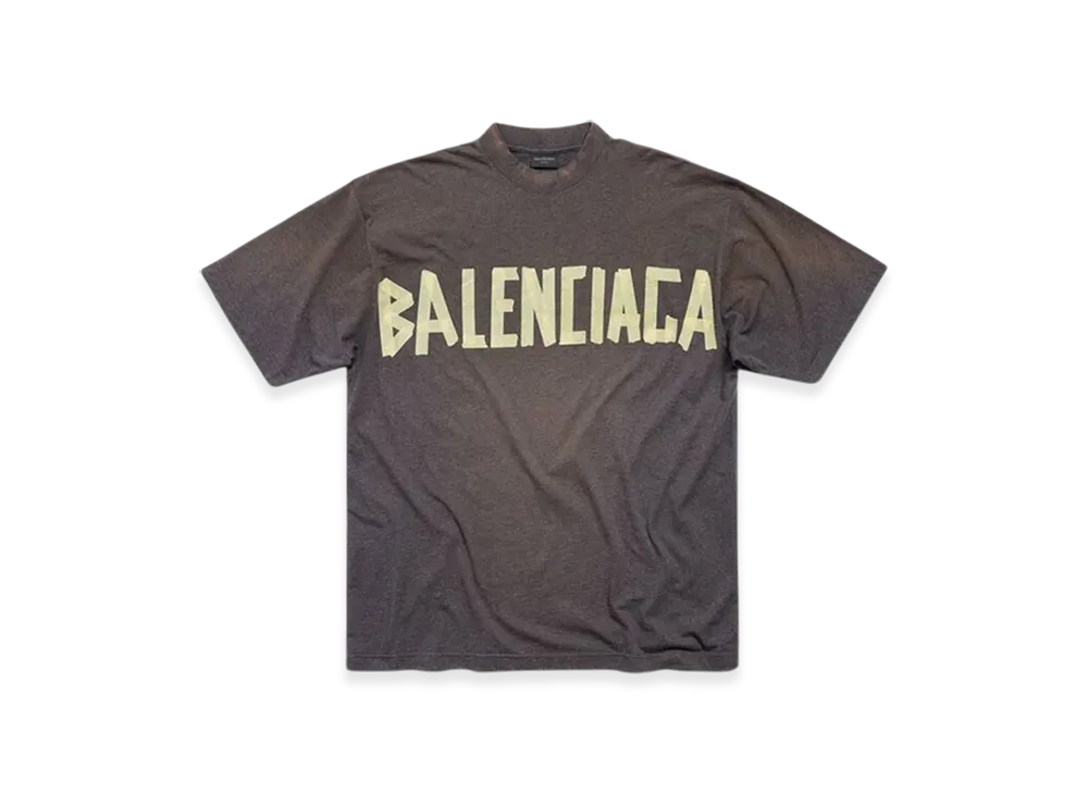 BALENCIAGA Tape Type Medium Fit T-Shirt "Dark Green"