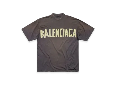 BALENCIAGA Tape Type Medium Fit T-Shirt "Dark Green"