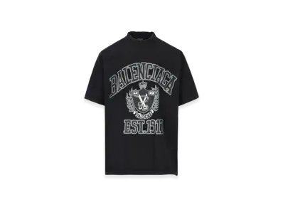 BALENCIAGA DIY College T-Shirt "Black"