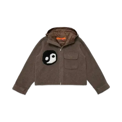 Cactus Plant Flea Market Fuzzy Balance Jacket "Brown"