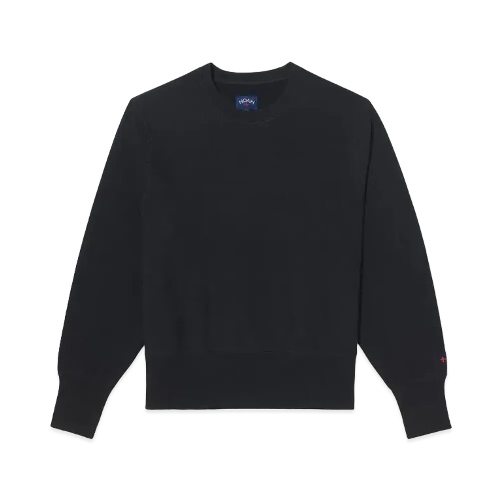 Noah High Rib Crewneck "Black"
