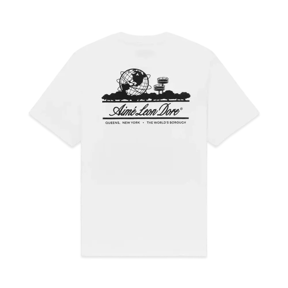Aime Leon Dore Unisphere Short-Sleeve Tee "White"