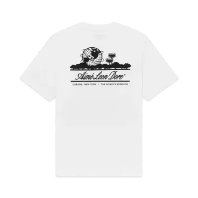 Aime Leon Dore Unisphere Short-Sleeve Tee "White"
