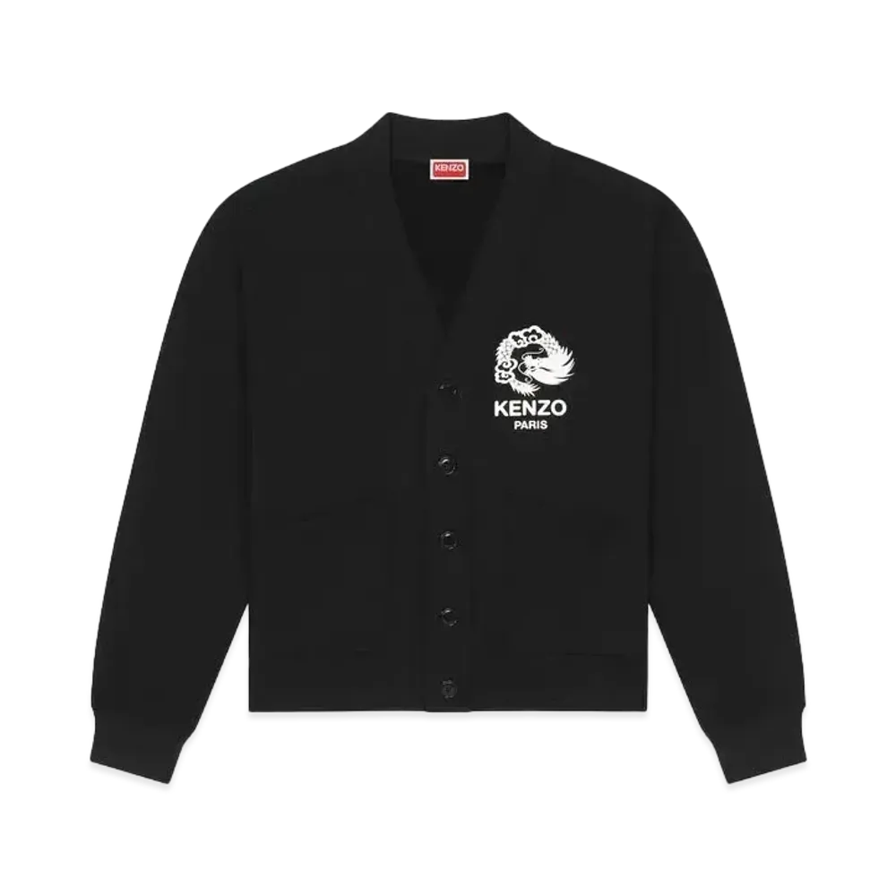 KENZO 'YEAR OF THE DRAGON' Classic Cardigan Unisex "Black"