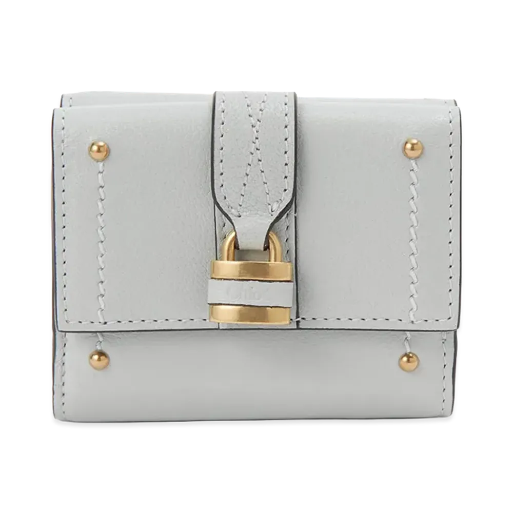 Chloe Trifold Wallet "Aqua Grey"