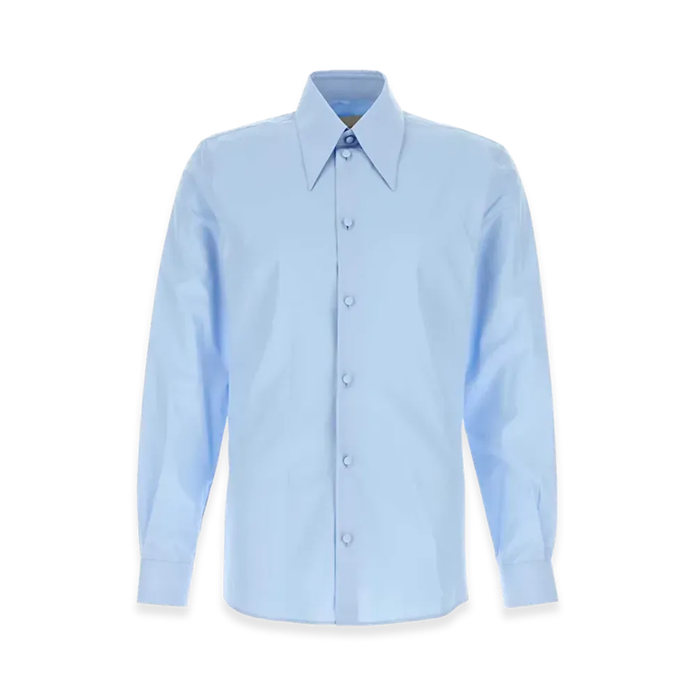 Valentino Poplin Shirt "Light Blue"